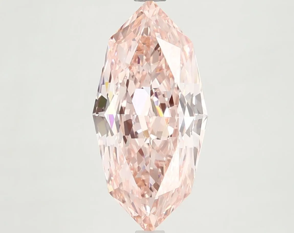 2.72ct MARQUISE Fancy Vivid Pink VS1 Coloured Lab diamond