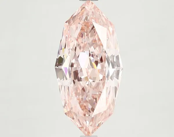 2.72ct MARQUISE Fancy Vivid Pink VS1 Coloured Lab diamond