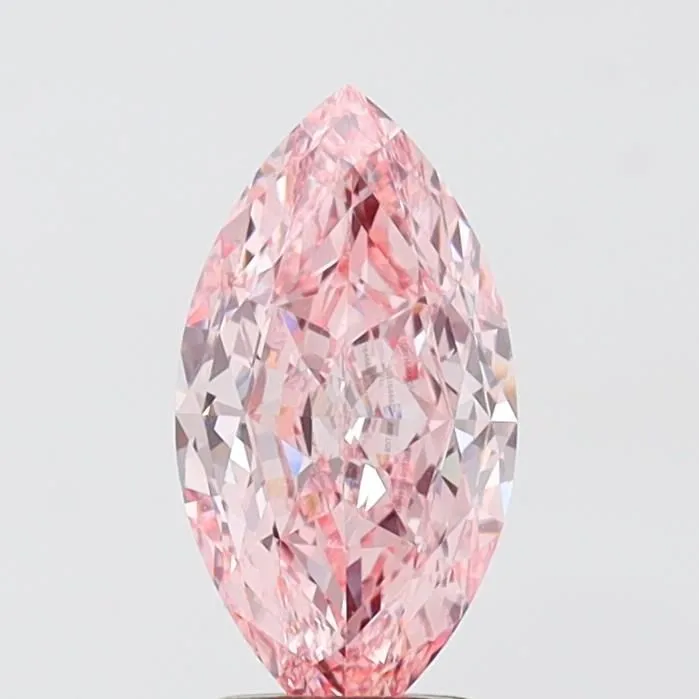 2.03ct MARQUISE Fancy Vivid Pink VS1 Coloured Lab diamond