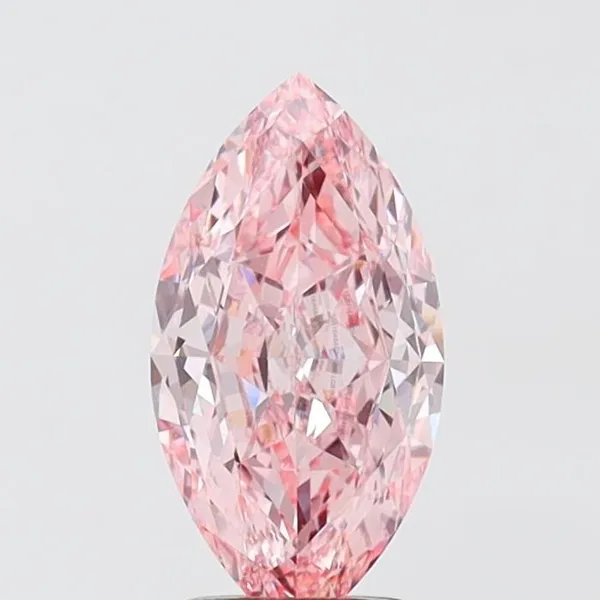 2.03ct MARQUISE Fancy Vivid Pink VS1 Coloured Lab diamond