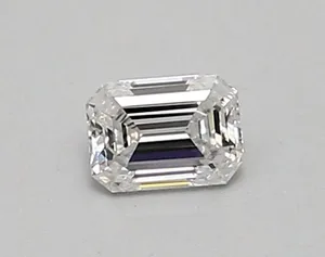 0.33ct EMERALD D VVS2 Lab diamond