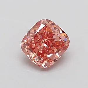 1.05ct CUSHION Fancy Brown Pink VS1 Coloured Lab diamond