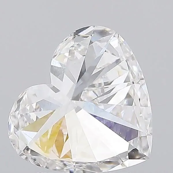 1ct HEART D VVS2 Lab diamond