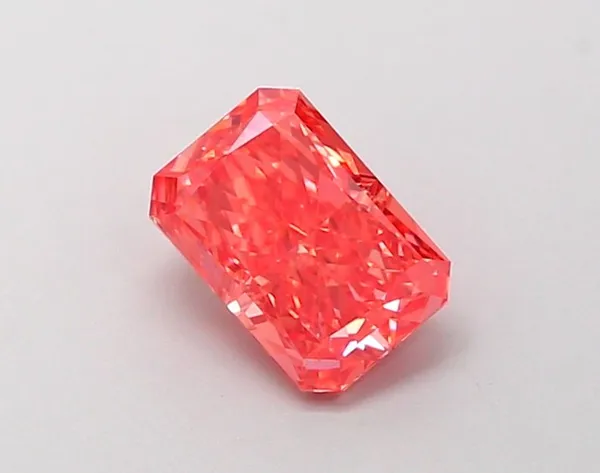 1.03ct RADIANT Fancy Vivid Pink VS1 Coloured Lab diamond