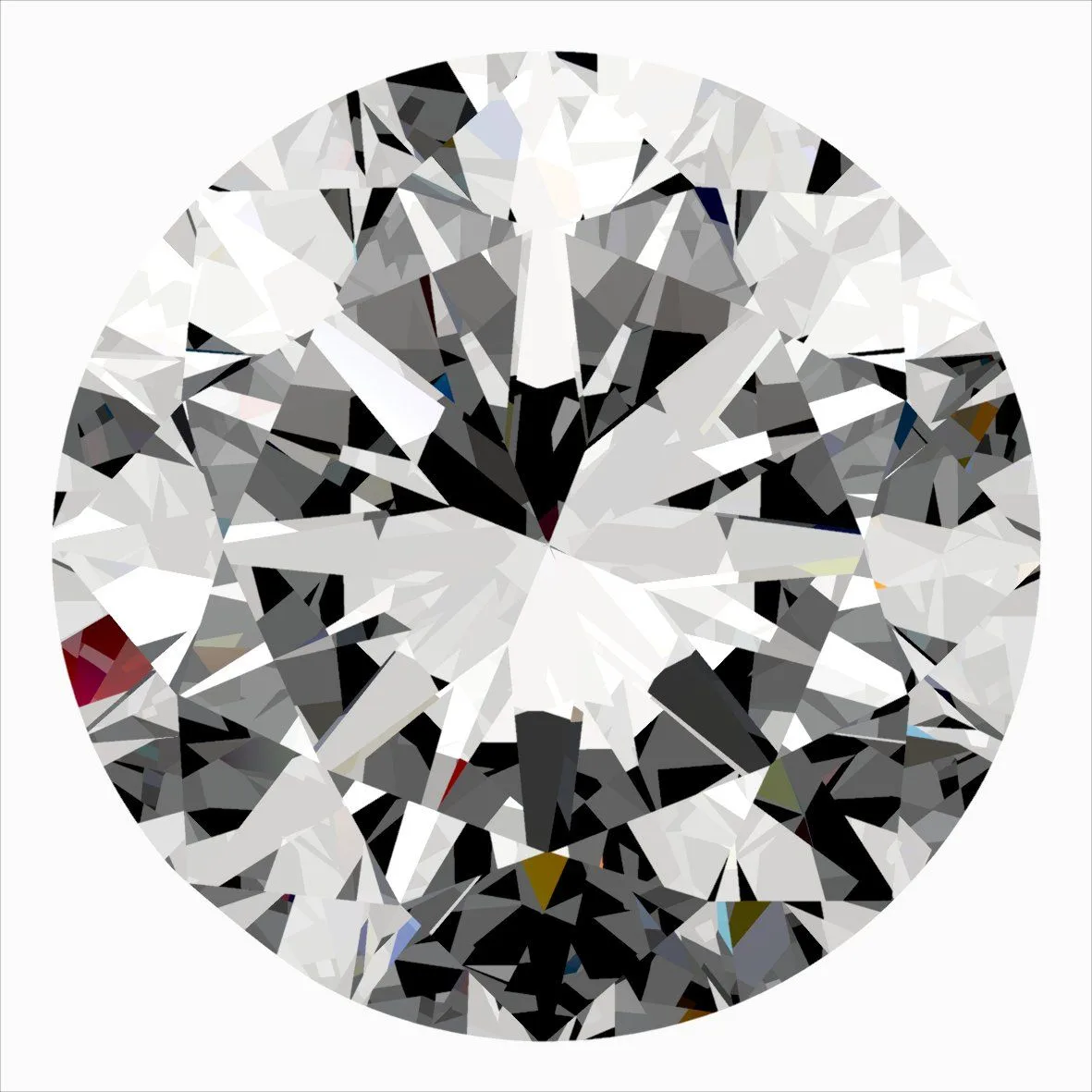 0.30ct ROUND H VVS2 Natural diamond