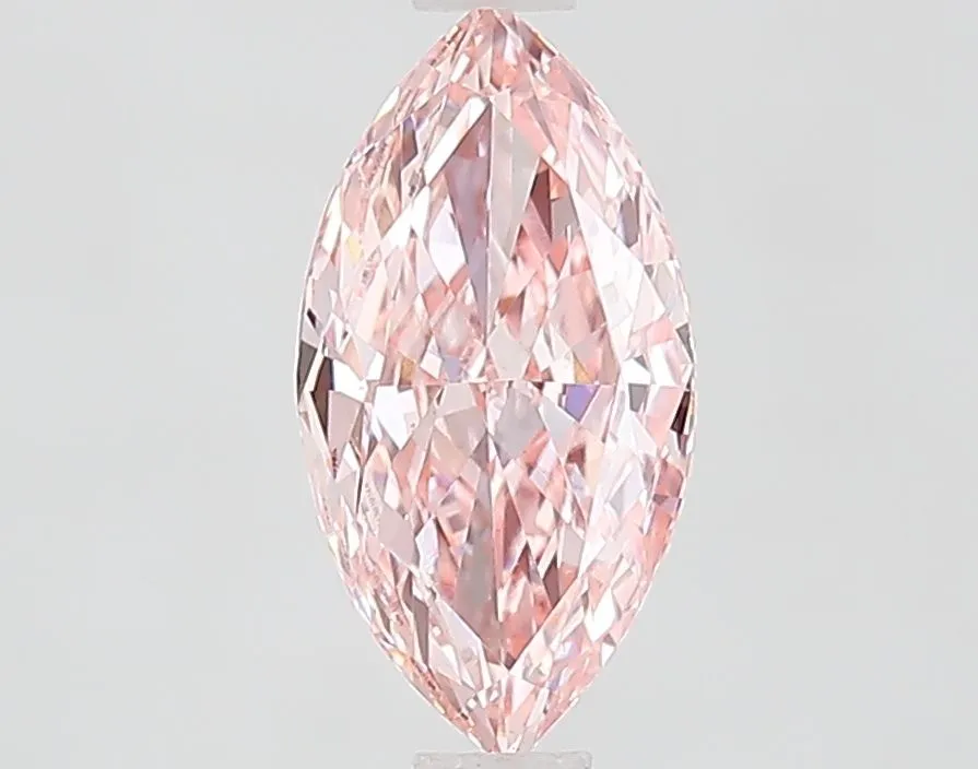 1.07ct MARQUISE Fancy Vivid Pink VS1 Coloured Lab diamond