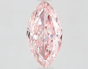 1.07ct MARQUISE Fancy Vivid Pink VS1 Coloured Lab diamond