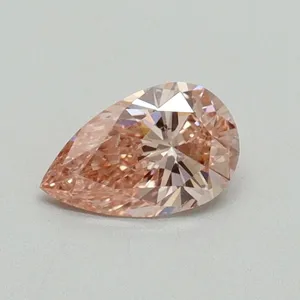 0.36ct PEAR Fancy Intense Pink SI1 Coloured Lab diamond