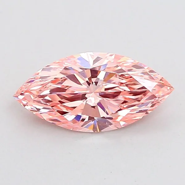1.05ct MARQUISE Fancy Vivid Pink VS1 Coloured Lab diamond