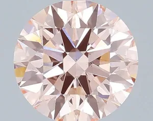 1.01ct ROUND Fancy Intense Pink SI1 Coloured Lab diamond