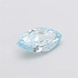 1.08ct MARQUISE Fancy Vivid Blue VVS2 Coloured Lab diamond