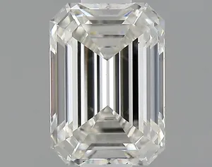 0.73ct EMERALD F VS1 Lab diamond
