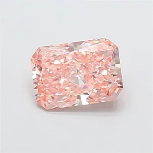 1.07ct RADIANT Fancy Intense Pink VS1 Coloured Lab diamond