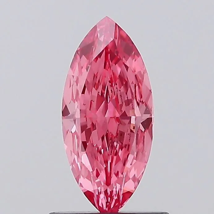 1.01ct MARQUISE Fancy Vivid Pink VS1 Coloured Lab diamond