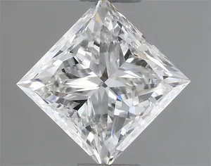 0.49ct PRINCESS E VVS2 Natural diamond