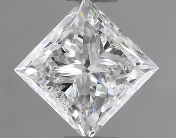 0.49ct PRINCESS E VVS2 Natural diamond