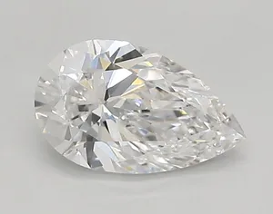 0.87ct PEAR D VVS2 Lab diamond