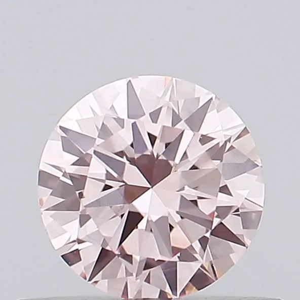 0.36ct ROUND Fancy Intense Pink VS1 Coloured Lab diamond