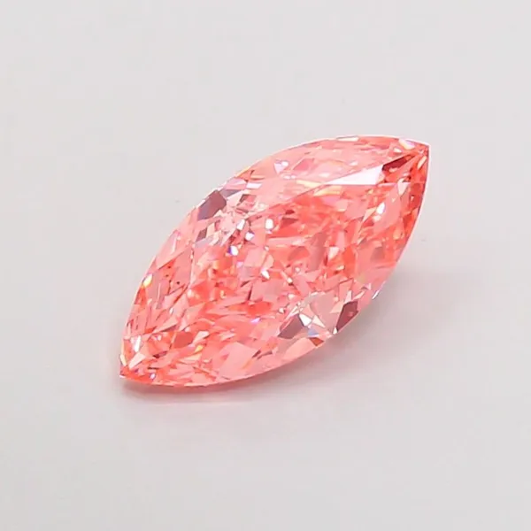 2.54ct MARQUISE Fancy Vivid Pink VS1 Coloured Lab diamond