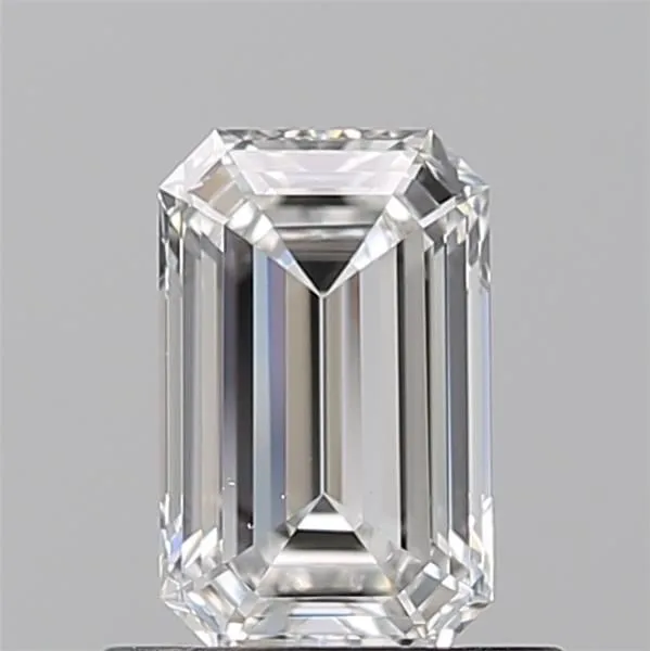 0.64ct EMERALD F VS1 Natural diamond