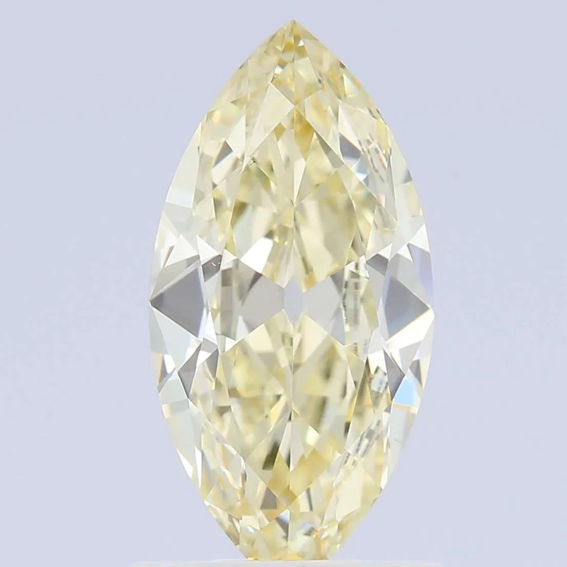 1.01ct MARQUISE Fancy Yellow VS1 Coloured Lab diamond