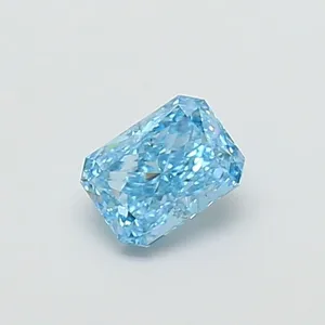 1.02ct RADIANT Fancy Vivid Blue VS2 Coloured Lab diamond