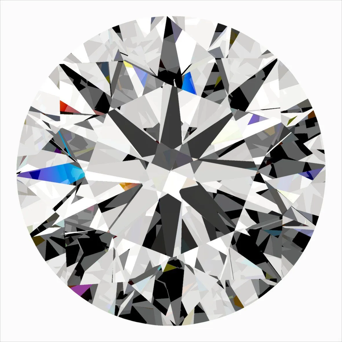 0.33ct ROUND F SI2 Natural diamond