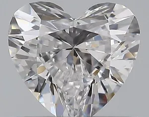 0.5ct HEART D VVS1 Natural diamond