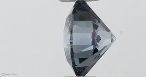 0.34ct ROUND Fancy Vivid Blue VVS1 Coloured Lab diamond