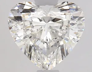 1.01ct HEART E VVS2 Natural diamond