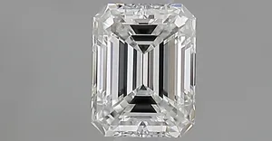 0.37ct EMERALD F VVS1 Natural diamond