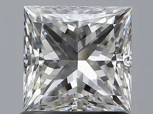 1.02ct PRINCESS G VVS1 Natural diamond