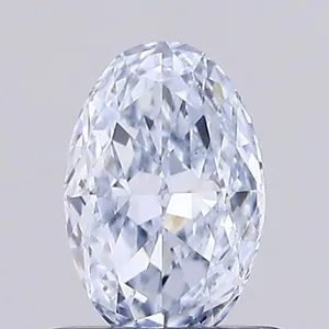 0.56ct OVAL Fancy Blue VS1 Coloured Lab diamond