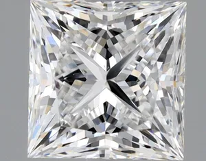 0.72ct PRINCESS D VS2 Natural diamond