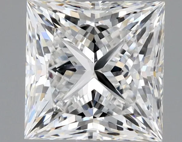 0.72ct PRINCESS D VS2 Natural diamond