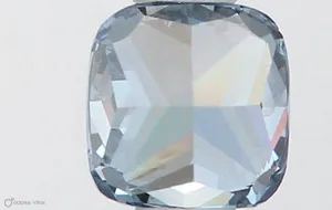 0.5ct CUSHION Fancy Vivid Blue SI1 Coloured Lab diamond
