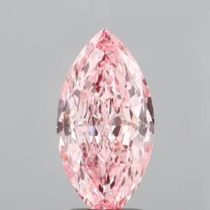 2.02ct MARQUISE Fancy Vivid Pink VVS2 Coloured Lab diamond