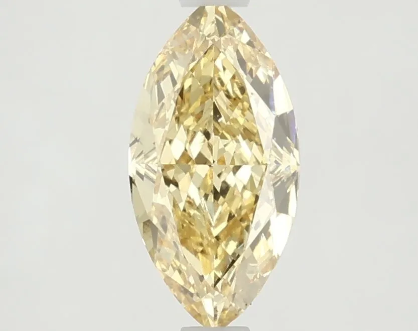 1.52ct MARQUISE Fancy Intense Yellow VS1 Coloured Lab diamond