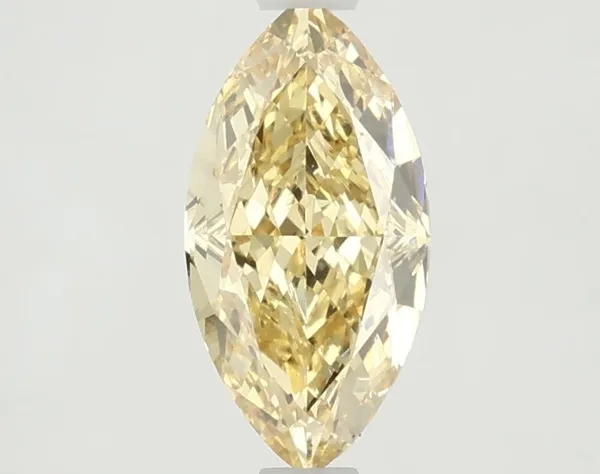 1.52ct MARQUISE Fancy Intense Yellow VS1 Coloured Lab diamond