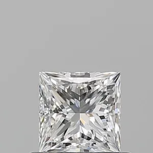 0.62ct PRINCESS F VVS2 Natural diamond