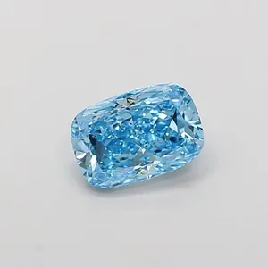 1.05ct CUSHION Fancy Vivid Blue VS1 Coloured Lab diamond