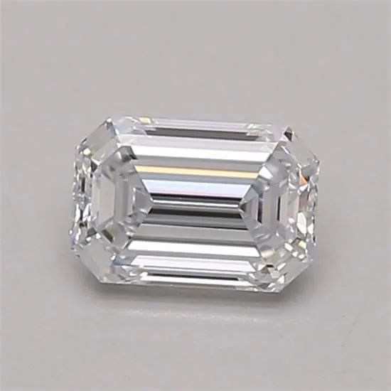 0.51ct EMERALD F VVS1 Lab Grown diamond