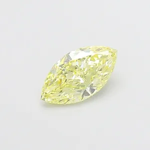 1.01ct MARQUISE Fancy Yellow VVS2 Coloured Lab diamond