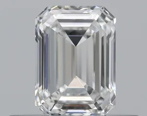 0.42ct EMERALD F VVS2 Natural diamond