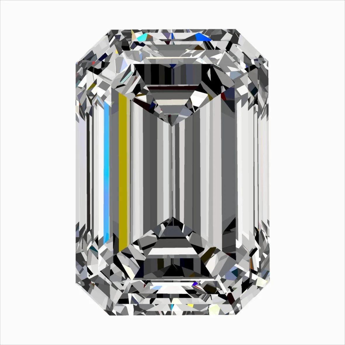 0.50ct EMERALD F VVS2 Natural diamond