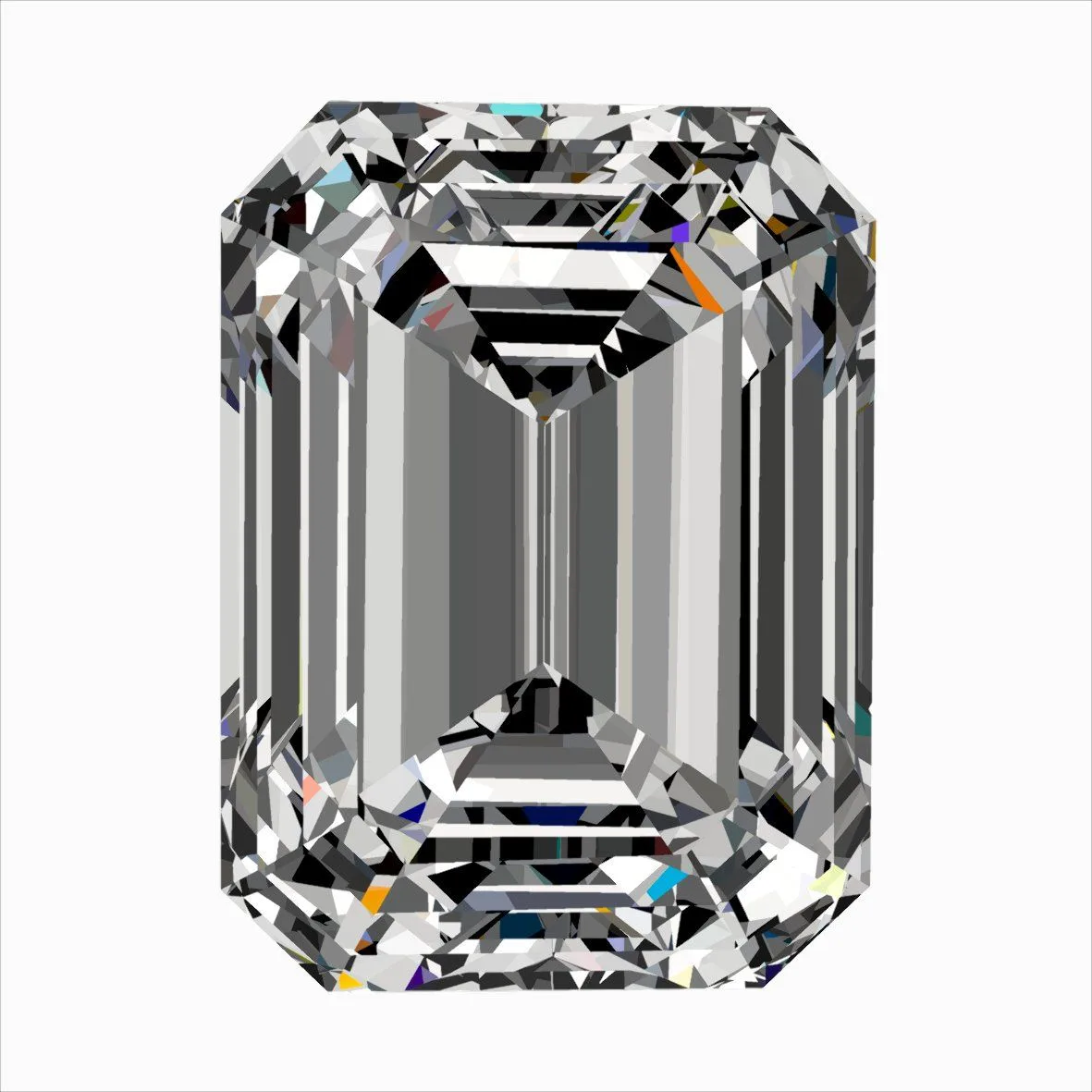 0.32ct EMERALD E VVS1 Natural diamond