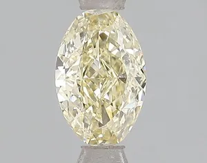 1.1ct OVAL Fancy Intense Yellow VVS2 Coloured Lab diamond