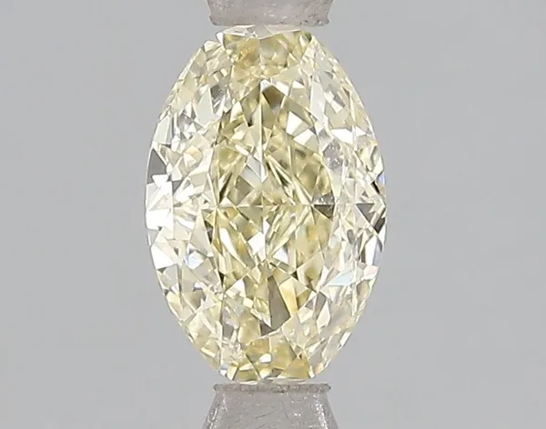 1.1ct OVAL Fancy Intense Yellow VVS2 Coloured Lab diamond