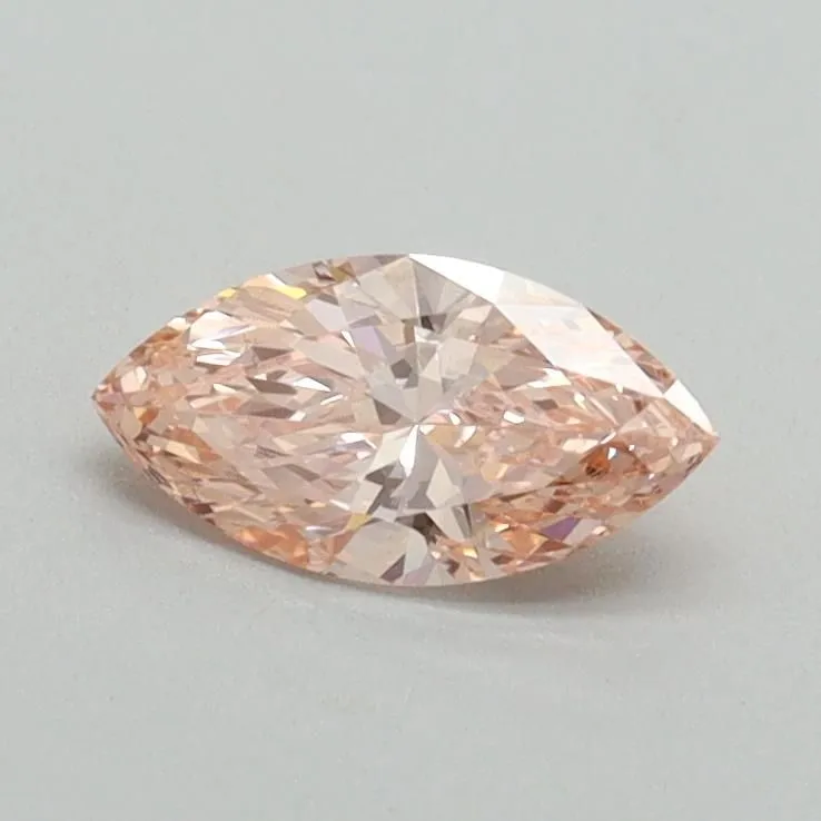 0.40ct MARQUISE Fancy Intense Pink VS2 Coloured Lab diamond