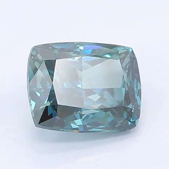0.97ct CUSHION Fancy Deep Blue VS1 Coloured Lab diamond
